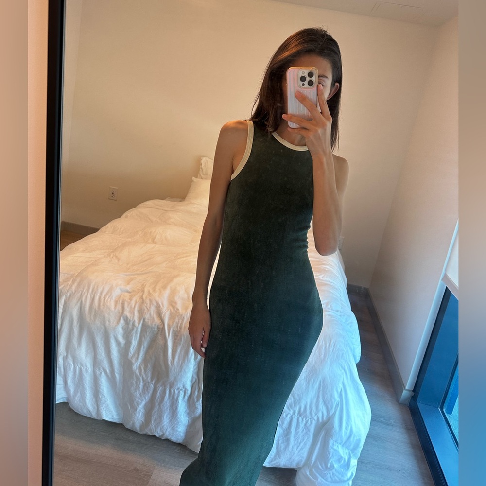 Lioness 97 maxi dress in forest size S